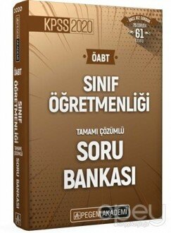 2020 KPSS ÖABT Sınıf Öğretmenliği Tamamı Çözümlü Soru Bankası