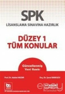 SPK Lisanslama Sınavına Hazırlık Düzey 1 - Tüm Konular