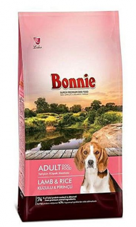 Bonnie Kuzu Etli Ve Pirinçli Yetişkin 2.5 kg Köpek Maması