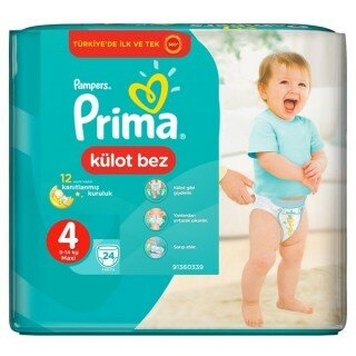 Prima Külot Bez 4 Beden Bebek Bezi