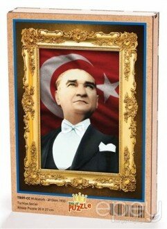 Atatürk - 29 Ekim 1933 Ahşap Puzzle 204 Parça (TR09-CC)