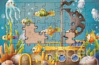 Batık Gemi Ahşap Puzzle 54 Parça (LIV-04)