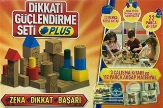 Dikkati Güçlendirme Seti Plus (Materyalli 3 Yaş - Karton Kutulu)