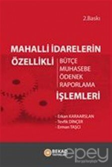 Mahalli İdarelerin Özellikli İşlemleri