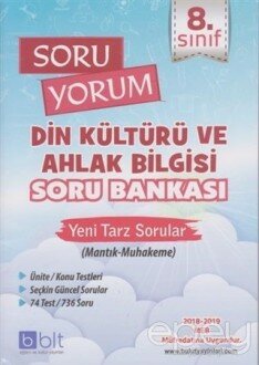 8. Sınıf Soru Yorum Din Kültürü ve Ahlak Bilgisi Soru Bankası