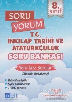 8. Sınıf Soru Yorum T.C. İnkılap Tarihi ve Atatürkçülük Soru Bankası