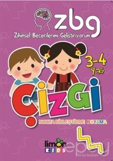 Zihinsel Becerilerimi Geliştiriyorum 3-4 Yaş Çizgi