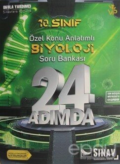 2019 24 Adımda 10. Sınıf Özel Konu Anlatımlı Biyoloji Soru Bankası