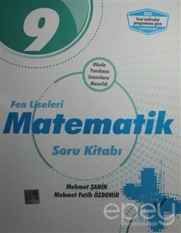 2019 9. Sınıf Fen Liseleri Matematik Soru Kitabı