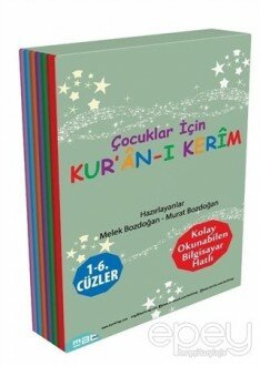 Çocuklar İçin Kur’an-ı Kerim 1 - 6. Cüzler (6 Kitap Takım)