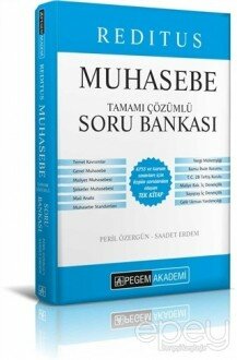 2019 Reditus Muhasebe Tamamı Çözümlü Soru Bankası