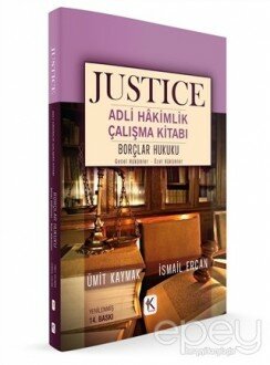 Borçlar Hukuku Genel Hükümler Özel Hükümler - Justice Adli Hakimlik Çalışma Kitabı