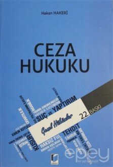 Ceza Hukuku Genel Hükümler