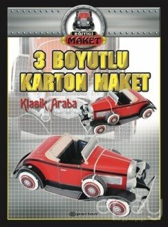 Klasik Araba - 3 Boyutlu Karton Maket