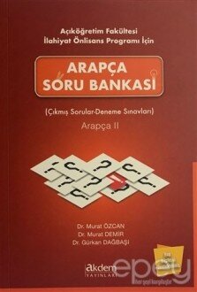 Açıköğretim Fakültesi İlahiyat Önlisans Programı İçin Arapça Soru Bankası Arapça 2