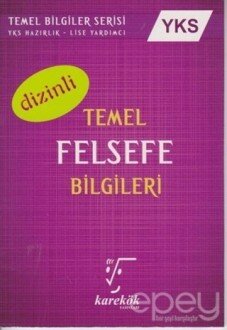 2018 YKS Temel Felsefe Bilgileri Dizinli