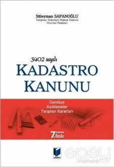 3402 Sayılı Kadastro Kanunu