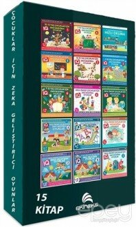 Çocuklar İçin IQ Geliştirici Zeka Oyunları Seti (15 Kitap Set)