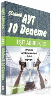 YKS AYT 2.Oturum Eşit Ağırlık Çözümlü 10 Deneme