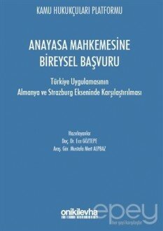 Anayasa Mahkemesine Bireysel Başvuru