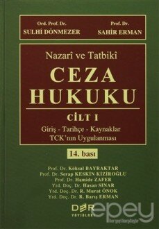 Nazari ve Tatbiki Ceza Hukuku Cilt 1