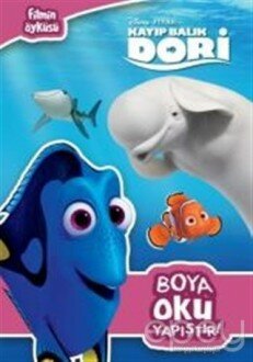 Disney Kayıp Balık Dori Boya Oku Yapıştır