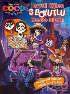 Disney Coco Haydi Eğlen 3 Boyutlu Maske Kitabı