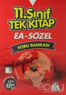 11. Sınıf Tek Kitap EA-Sözel Soru Bankası