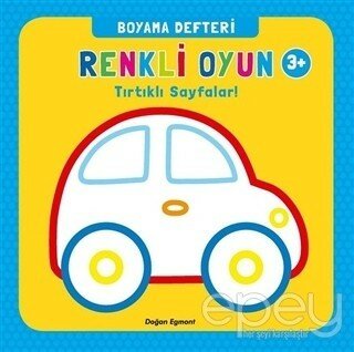 Renkli Oyun Boyama Defteri - Tırtıklı Sayfalar