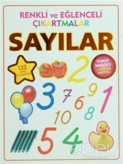 Renkli ve Eğlenceli Çıkartmalar - Sayılar (Numbers)