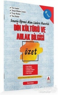 8. Sınıf Din Kültürü ve Ahlak Bilgisi Özet Liselere Hazırlık