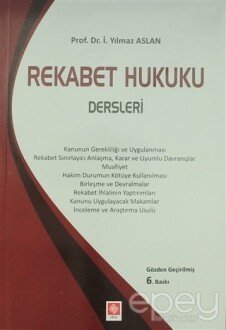 Rekabet Hukuku Dersleri