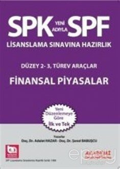 SPK Yeni Adıyla SPF Lisanslama Sınavına Hazırlık Düzey 2-3, Türev Araçlar: Finansal Piyasalar