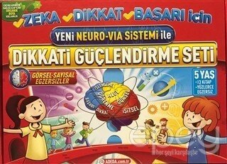 Yeni Neuro-Via Sistemi ile Dikkati Güçlendirme Seti 5 Yaş