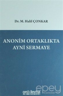 Anonim Ortaklıkta Ayni Sermaye