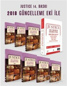 Justice Adli Hakimlik Çalışma Kitabı (Modüler Set - 8 Kitap) ve 2018 Güncelleme Eki