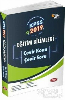 2019 KPSS Eğitim Bilimleri Çevir Konu Çevir Soru