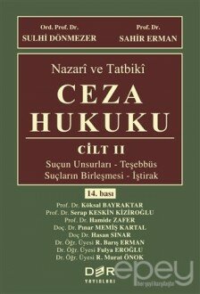 Nazari ve Tatbiki Ceza Hukuku Cilt 2