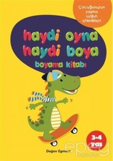 Haydi Oyna Haydi Boya Boyama Kitabı 2 (3-4 Yaş)