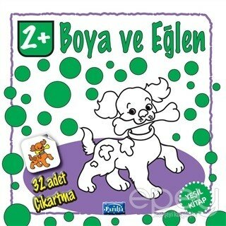 Boya ve Eğlen Yeşil Kitap