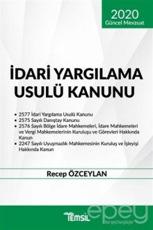 İdari Yargılama Usulü Kanunu (2020 Güncel Mevzuat)