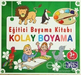 Eğitici Boyama Kitabı - Kolay Boyama