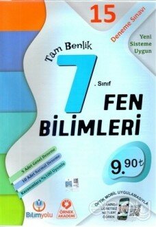 7. Sınıf Fen Bilimleri Tam Benlik 15 Deneme Sınavı