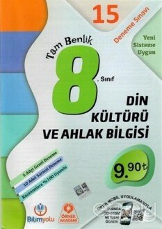 8. Sınıf Din Kültürü ve Ahlak Bilgisi Tam Benlik 15 Deneme Sınavı