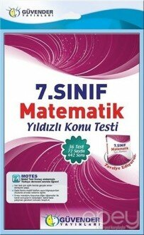 Güvender - 7. Sınıf Matematik Yıldızlı Konu Testi