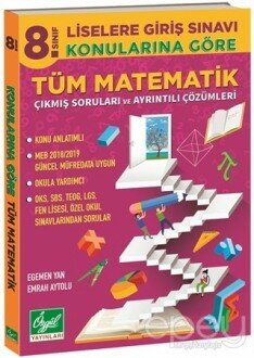 8. Sınıf LGS Konularına Göre Tüm Matematik Çıkmış Soruları ve Ayrıntılı Çözümleri