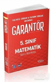 5. Sınıf Garantör Matematik Soru Bankası