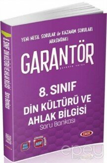 8. Sınıf Garantör Din Kültürü ve Ahlak Bilgisi Soru Bankası