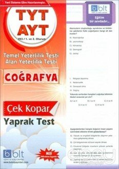 TYT AYT Coğrafya Yaprak Test