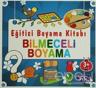 Eğitici Boyama Kitabı - Bilmeceli Boyama